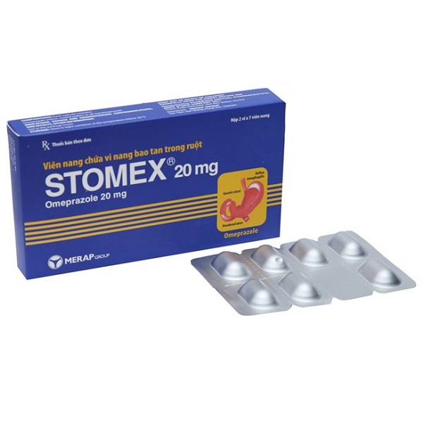 thuoc_stomex_20mg_dau_da_day Thuốc Stomex là thuốc gì?