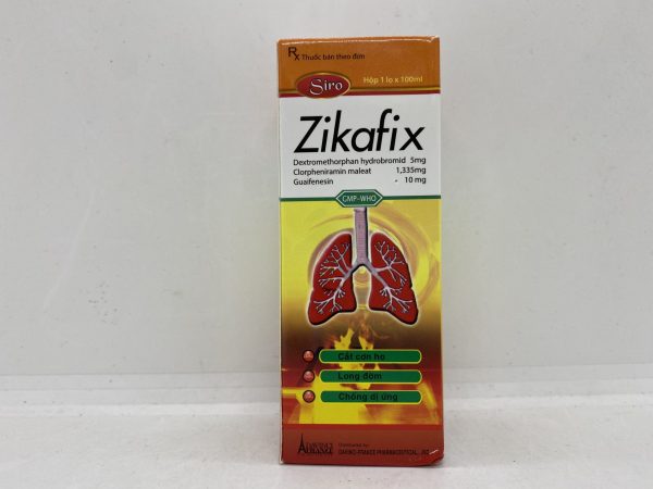 Zikafix - Thuốc trị ho khan long đờm Zikafix - Thuốc trị ho khan long đờm