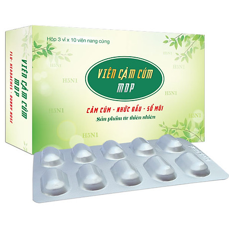 Viên Cảm Cúm MDP - Làm giảm các triệu chứng cảm cúm, cảm lạnh