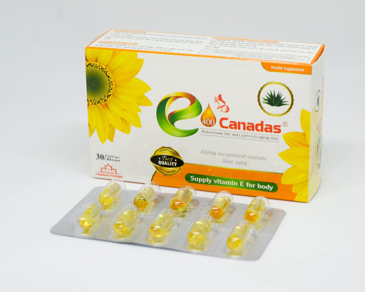 E400 Canadas - Hỗ trợ chống oxy hóa, hạn chế lão hóa da, giúp sáng da, mờ vết nám, sạm