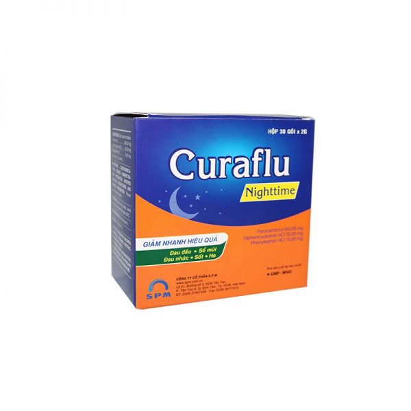 Curaflu Nighttime - Hỗ trợ làm giảm triệu chứng của dị ứng theo mùa