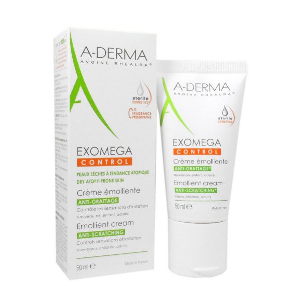 A Derma Exomega 50ml - Kem dưỡng ẩm vô trùng dành cho da viêm và da khô
