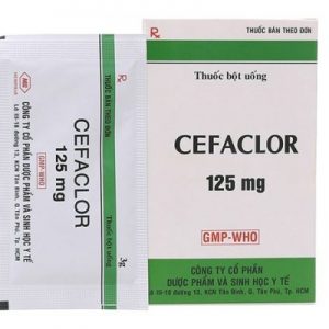 Cefaclor 125mg - Điều trị nhiễm khuẩn đường hô hấp trên và hô hấp dưới