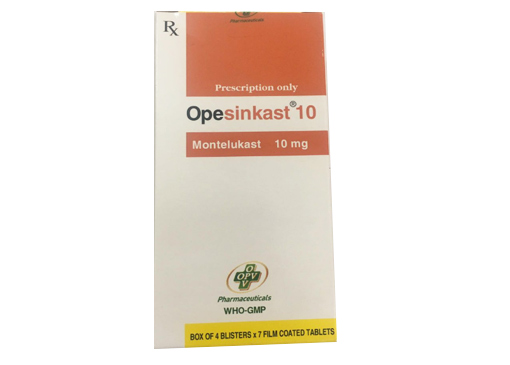 Opesinkast 10 - Dự phòng và điều trị hen phế quản mạn tính
