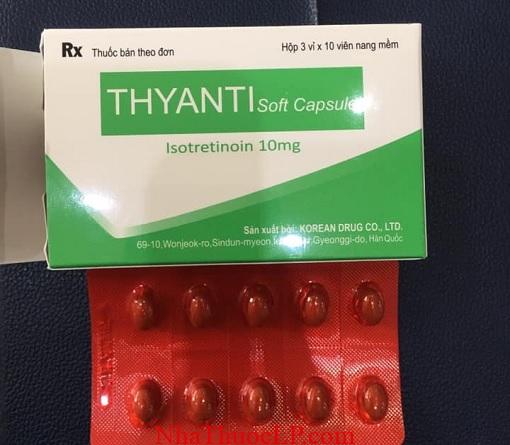 Thuoc-Thyanti-10mg-Isotretinoin-dieu-tri-mun-trung-ca-1 Tác dụng phụ của thuốc Thyanti