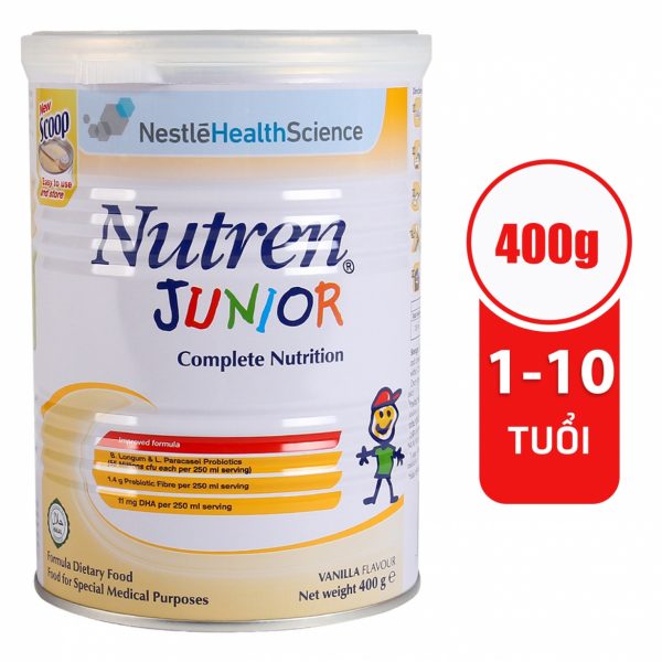Giới thiệu về Sữa Nestlé Nutren Junior 400g (1 – 10 tuổi) Giới thiệu về Sữa Nestlé Nutren Junior 400g (1 – 10 tuổi)