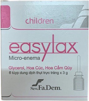 Easylax Children – Dung dịch thụt trực tràng 3g - Nhà thuốc Thục Anh