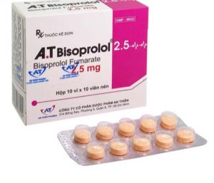 Thông tin sản phẩm thuốc A.T Bisoprolol 2.5