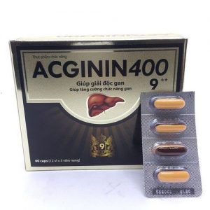 Quy cách đóng gói Thuốc Acginin 400 Hộp 60 Viên