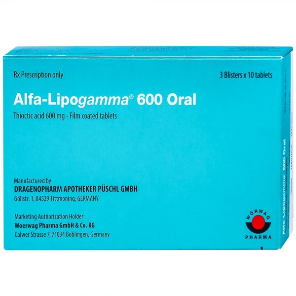 Thuốc Alpha Lipogamma 600 Thuốc Alpha Lipogamma 600