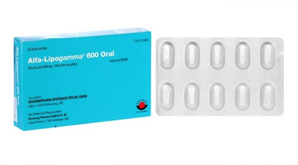 Quy cách đóng gói Thuốc Alpha Lipogamma 600 Quy cách đóng gói Thuốc Alpha Lipogamma 600