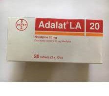 Thông tin sản phẩm thuốc Adalat La 20Mg