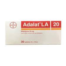 Quy cách đóng gói thuốc Adalat La 20Mg