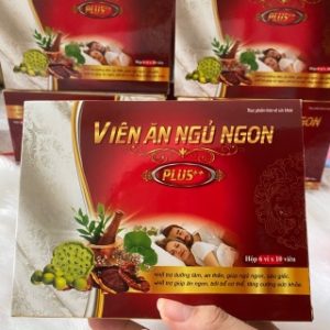 Quy cách đóng gói Thuốc Ăn Ngủ Ngon Plus Hộp 60 Viên 