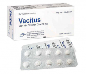 Quy cách đóng gói Thuốc VACITUS 50MG 