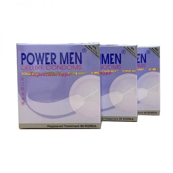 Quy cách đóng gói Bao Cao Su Power Men Deluxe Condoms Superthin Quy cách đóng gói Bao Cao Su Power Men Deluxe Condoms Superthin