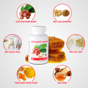 Thành phần của Thuốc Bảo huyết khang lọ 60 viên