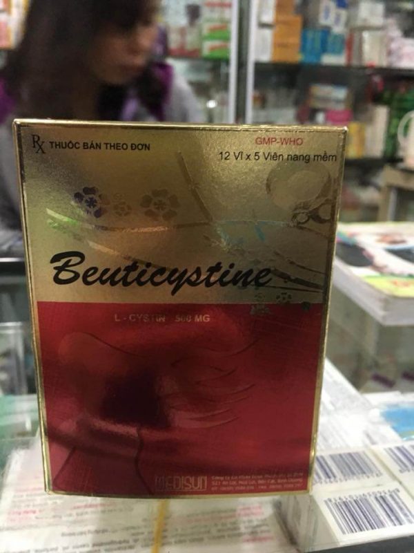 Beuticystine – Viên uống làm đẹp da – Hộp 12 vỉ Beuticystine – Viên uống làm đẹp da – Hộp 12 vỉ