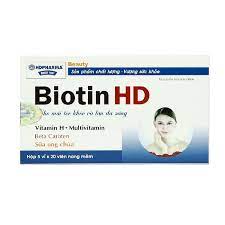 Biotin Hd hộp 5 vỉ là thuốc gì ?