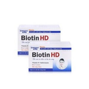 Quy cách đóng gói Biotin Hd hộp 5 vỉ 