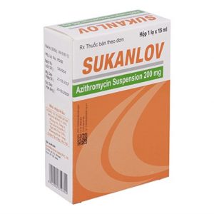 Bột pha hỗn dịch kháng sinh Sukanlov 200mg chai 15ml