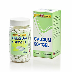 Quy cách đóng gói Thuốc Calcium Softgel 