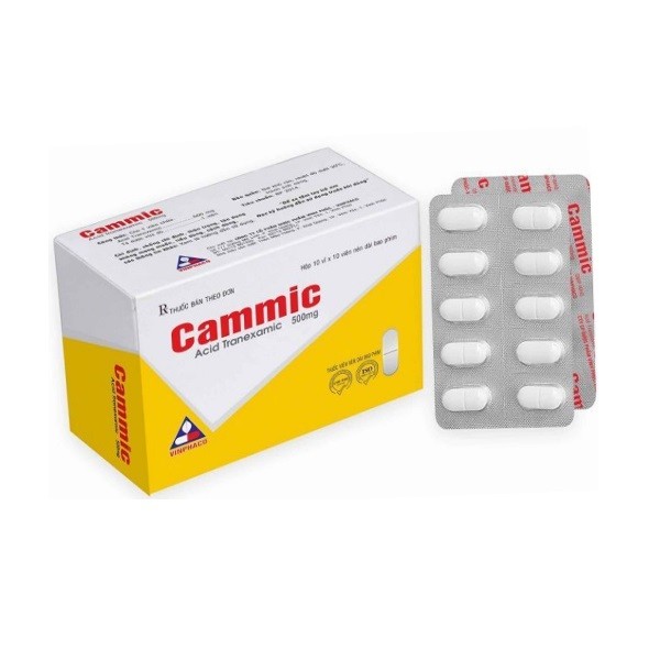 Quy cách đóng gói Thuốc Cammic 500mg Quy cách đóng gói Thuốc Cammic 500mg