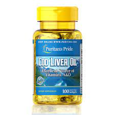 Cod Liver Oil 415mg – Dầu Gan Cá Tuyết Na Uy
