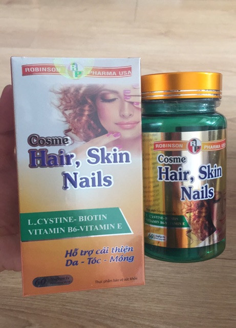 Hướng dẫn bảo quản Cosme Hair Skin Nails Hộp 60 viên Hướng dẫn bảo quản Cosme Hair Skin Nails Hộp 60 viên