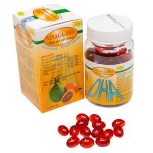 Quy cách đóng gói Dầu gấc viên nang Vinaga 