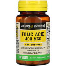 Quy cách đóng gói Folic Acid 400 mcg