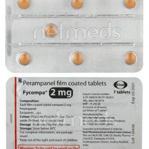 Quy cách đóng gói Thuốc Fycompa 2mg 