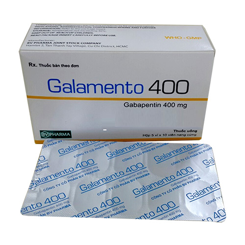 Quy cách đóng gói Thuốc Galamento 400mg Quy cách đóng gói Thuốc Galamento 400mg