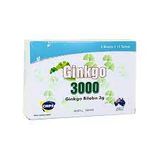 Ginkgo 3000 – Giảm chóng mặt, nhức đầu