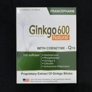 Ginkgo 600 Natural – Hoạt Huyết Dưỡng Não