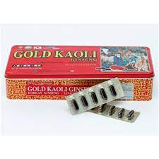 Quy cách đóng gói thuốc Gold Kaoli Ginseng đỏ