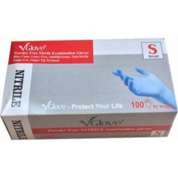 Găng Tay Y Tế Nitrile Màu Trắng Vglove