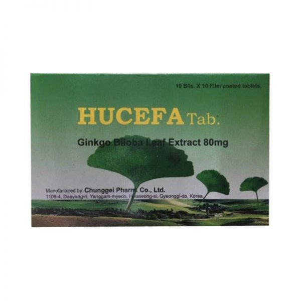 Hucefa 80Mg – Tăng cường tuần hoàn não Hucefa 80Mg – Tăng cường tuần hoàn não
