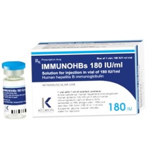 Quy cách đóng gói Immunohbs 180 IU/ml
