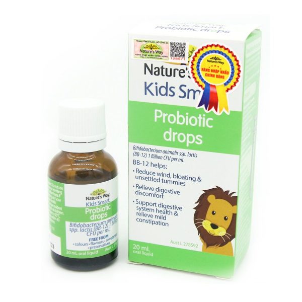 Quy cách đóng gói Kids Smart Drops Probiotic Quy cách đóng gói Kids Smart Drops Probiotic