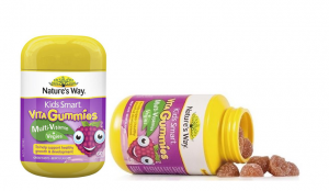 Quy cách đóng gói Kẹo Dẻo Vitamin Và Rau Quả Cho Bé Nature’S Way Kids Smart