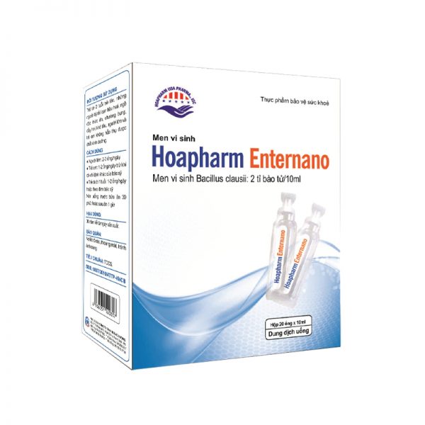 Quy cách đóng gói Men vi sinh Hoapharm Enternano Quy cách đóng gói Men vi sinh Hoapharm Enternano