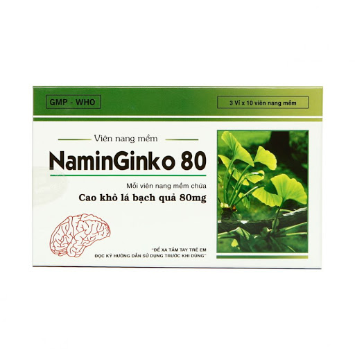 Quy cách đóng gói Thuốc Naminginko 80mg Quy cách đóng gói Thuốc Naminginko 80mg