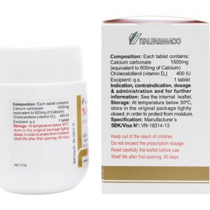 Thành phần của Thuốc NateCal D3