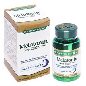 Giới thiệu về Nature’s Bounty Melatonin 5 Mg 60 Viên