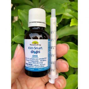 Quy cách đóng gói Nature’s Way Kids Smart Drops DHA Hộp 20ml