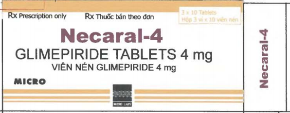 Thuốc Necaral 4mg là thuốc gì ?