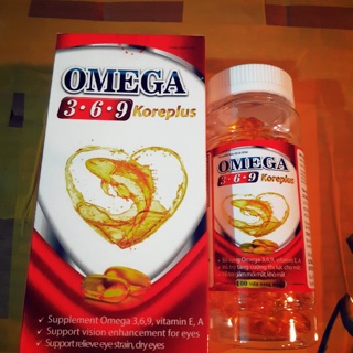 Quy cách đóng gói Omega 369 Koreplus Quy cách đóng gói Omega 369 Koreplus