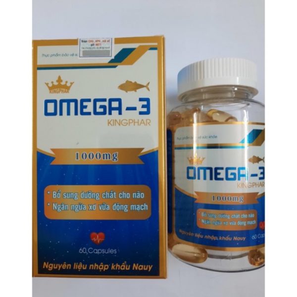 Quy cách đóng gói Omega3 KINGPHAR Quy cách đóng gói Omega3 KINGPHAR