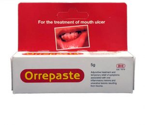 Quy cách đóng gói thuốc Orrepaste 15g